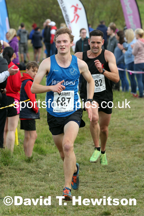 Senior mens 2021 North Eastern Harrier League, Druridge Bay. Photo: David T. Hewitson/Sports for All Pics